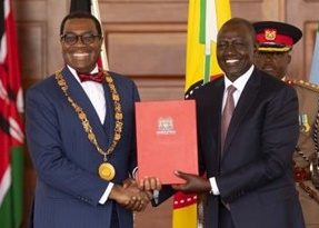 Kenya’s President Ruto awards African Development Bank’s Adesina highest national honour 썸네일