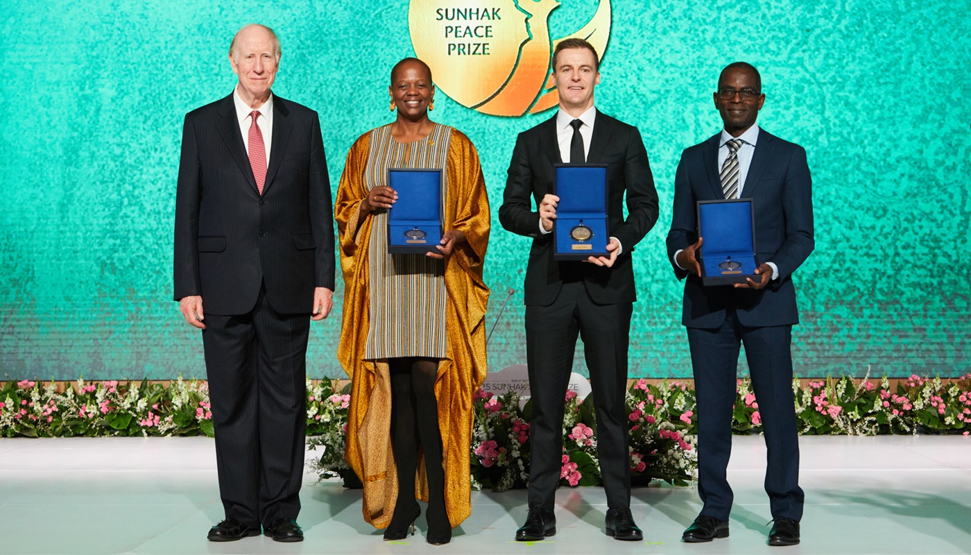 선학평화상 수상자 단체사진